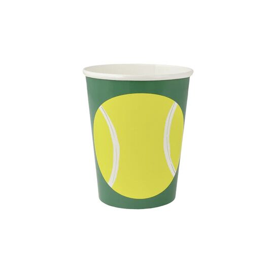 tennis_cups1 Tennis-Pappbecher von Meri Meri – Bild 1