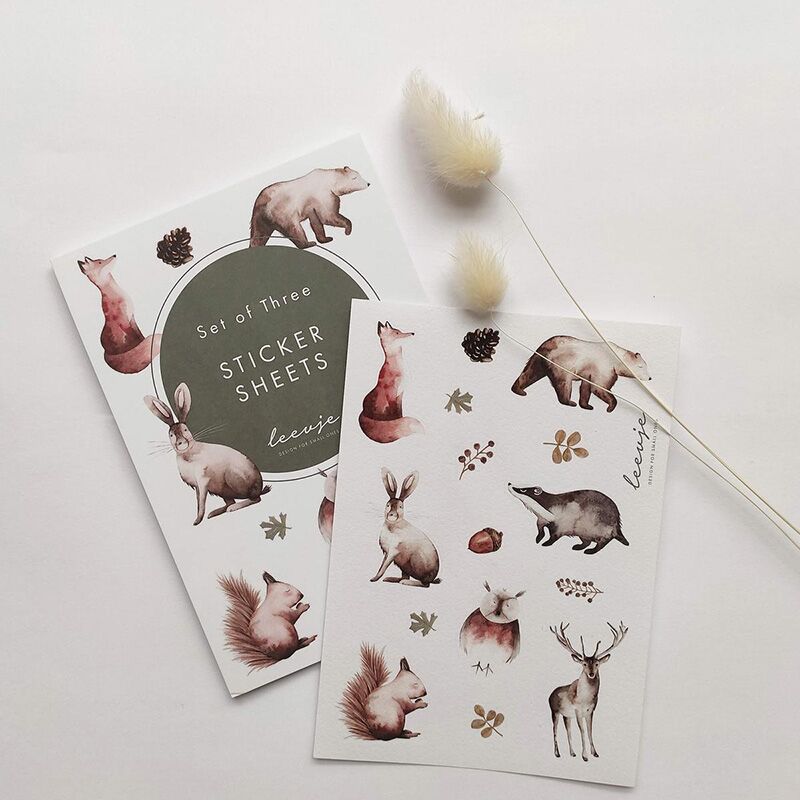 21061_01_Sticker_Set_Forest Sticker-Set "Wald" – Bild 1