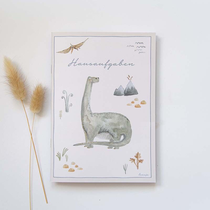 22882_01_Hausaufgabenheft_Dino Hausaufgabenheft "Dino" – Bild 1