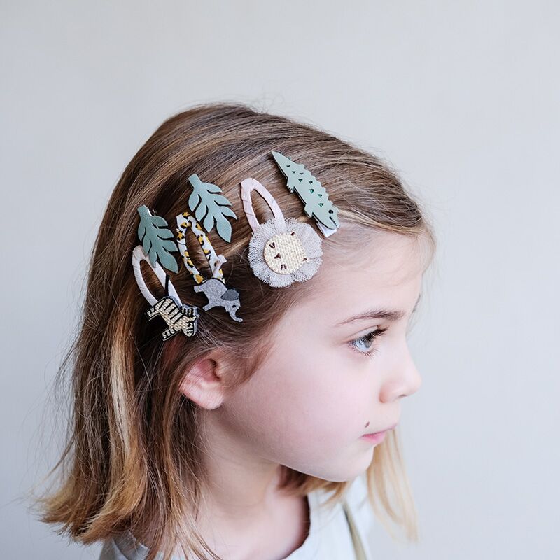 ZEBRA CLIC 3 Zebra Haarklammern-Set – Bild 1