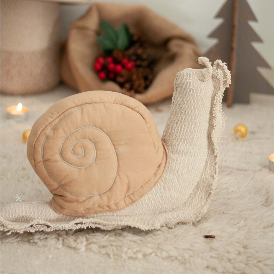 lorena_christmas_weihnachten12 Kissen "Faule Schnecke" – Bild 1