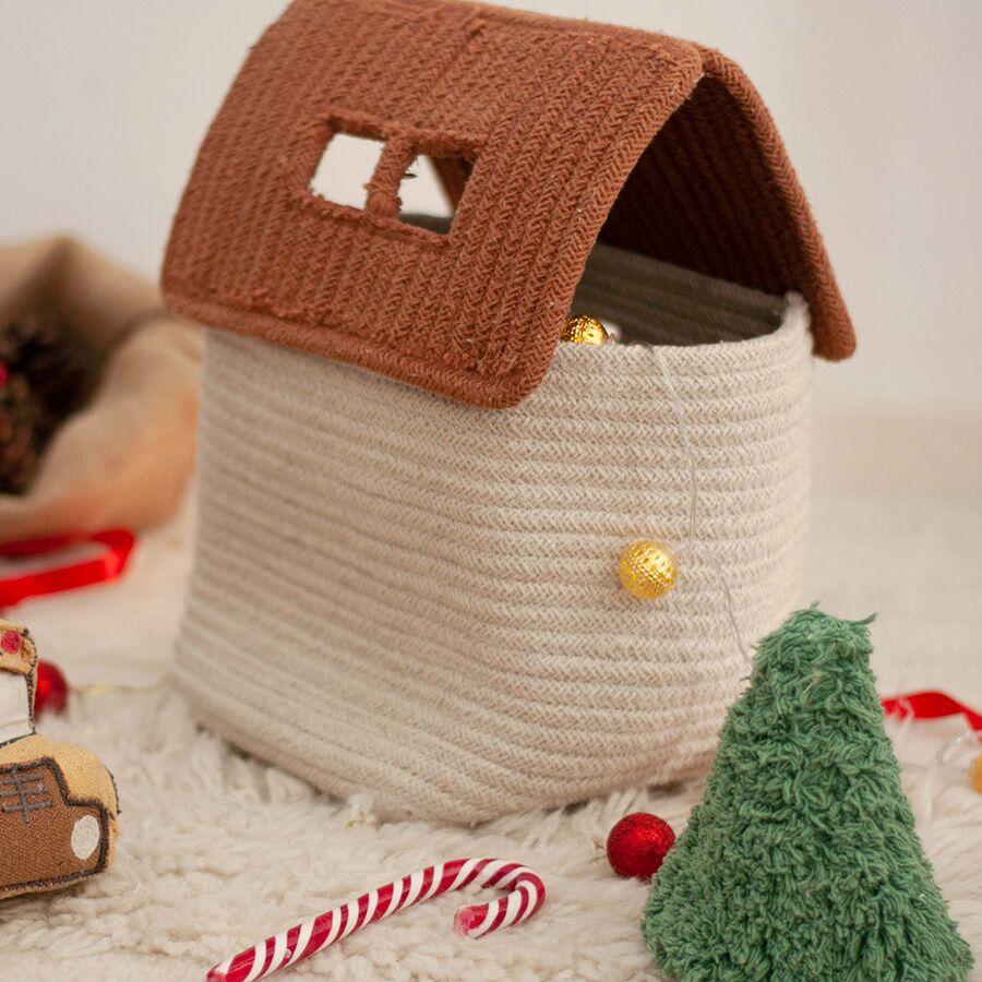 lorena_christmas_weihnachten16 Korb-Haus "Toffee" – Bild 1