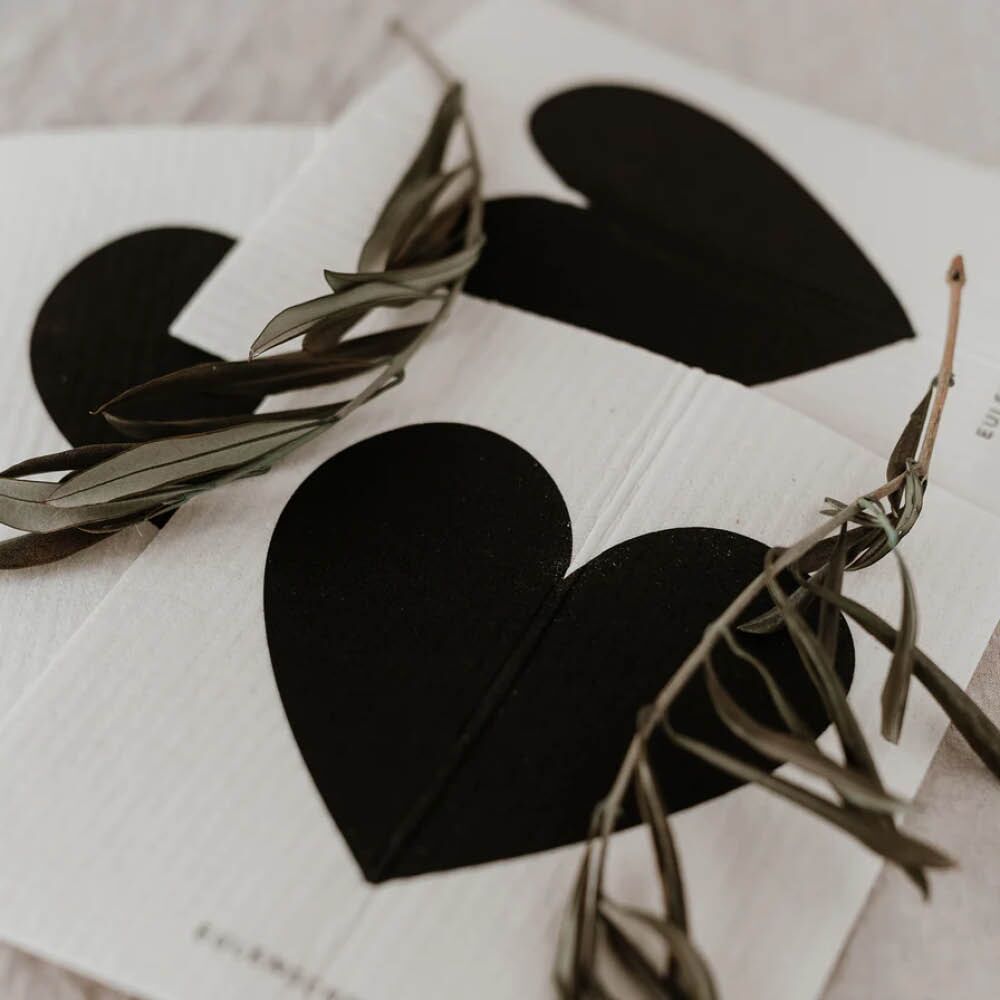 Schwammtücher Herz1 Schwammtücher "Herz" – Bild 1