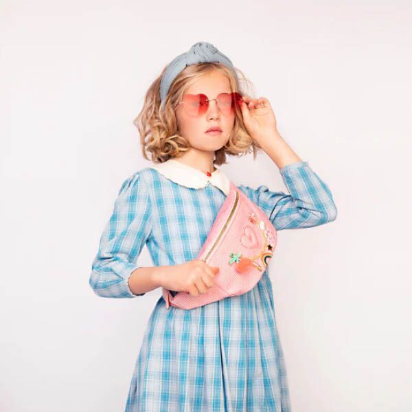 Gürteltasche "Vichy Love Pink" – Bild 1