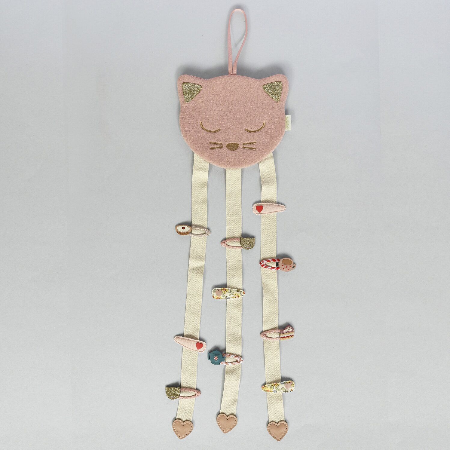 Clara Cat 3 Ribbon Clip Hanger Haarspangen Aufhänger "Clara Cat" – Bild 1