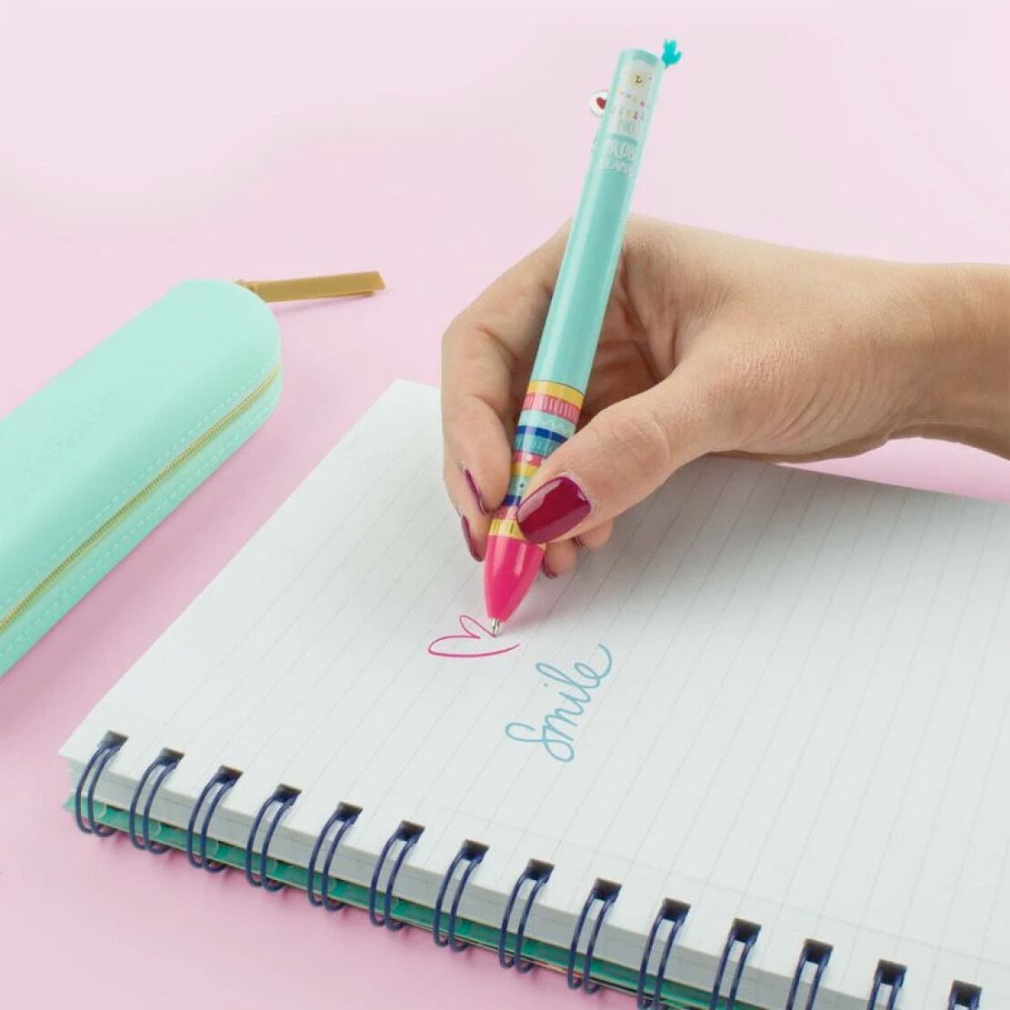 legami23 Zweifarbiger Kugelschreiber Click & Clack (verschiedene Motive) – Bild 1