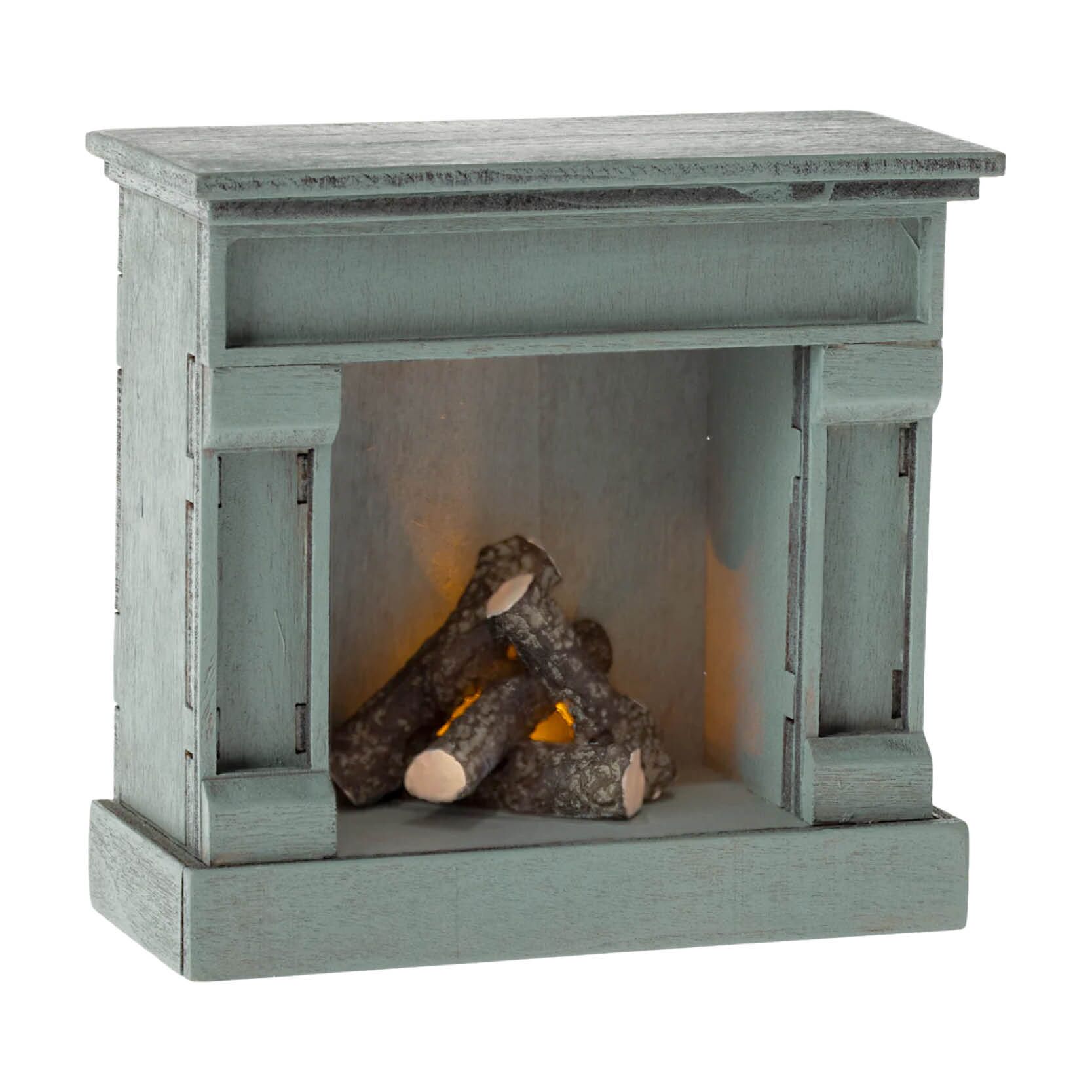 Kamin, Maus von Maileg (blau) – Bild 1