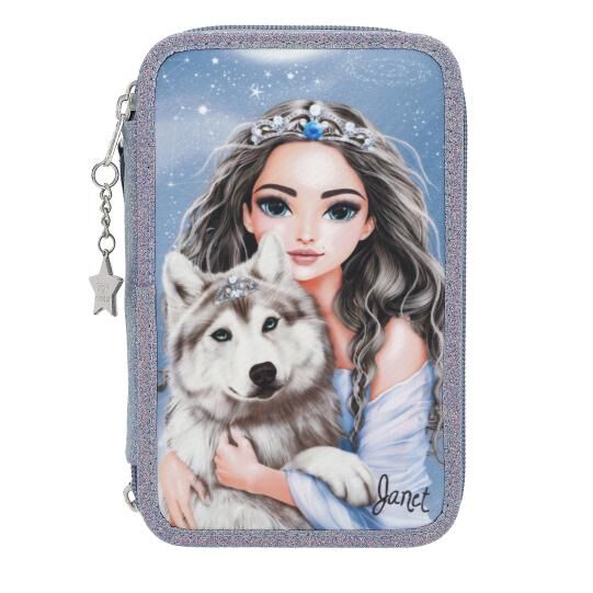 TOPModel 3 Fach Federtasche WOLF 2 3 Fach Federtasche Wolf von TOPModel – Bild 1