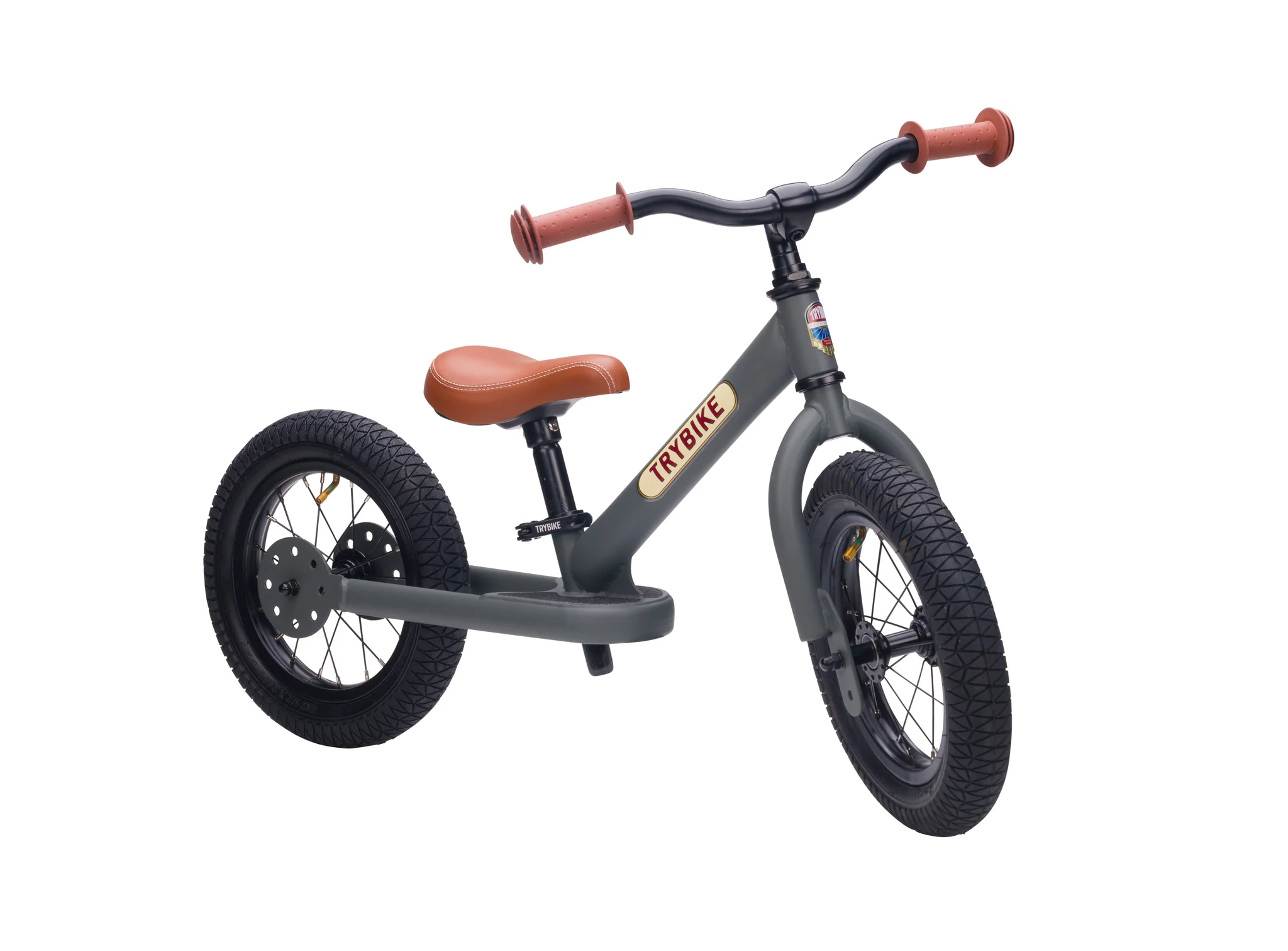 Trybike_grau_zweirad Trybike "Steel" (Zweirad, grau) – Bild 1