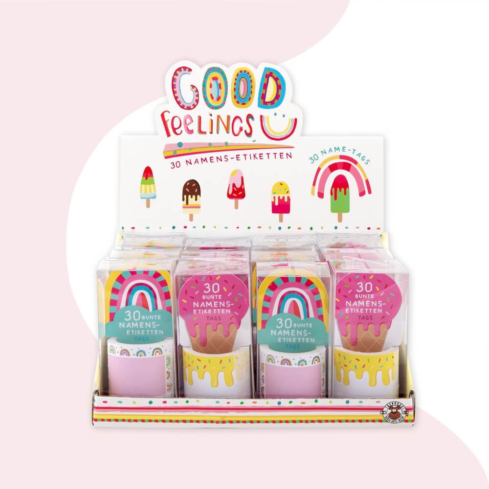 namensetikett_2 Namensetiketten "Good Feelings" – Bild 1