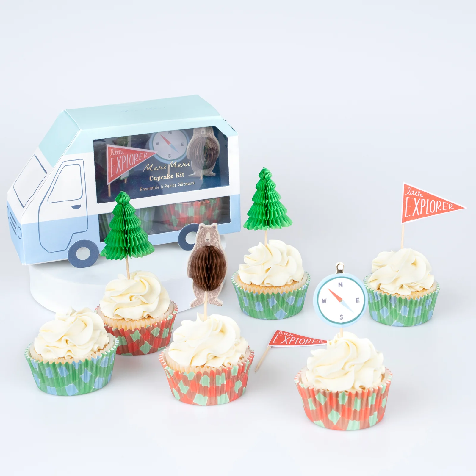 Camping Abenteuer Cupcake Kit von Meri Meri – Bild 1