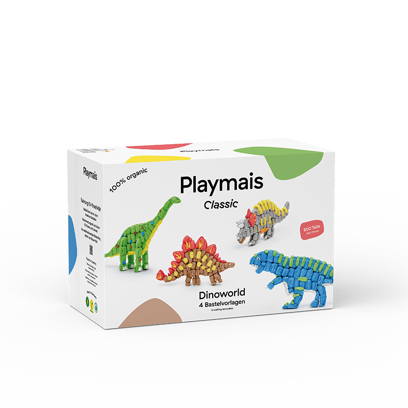 160959_4041077012530_Classic_Dinoworld_2025_1000px_300dpi PlayMais DINOWORLD 2025 3D Bastel-Set – Bild 1