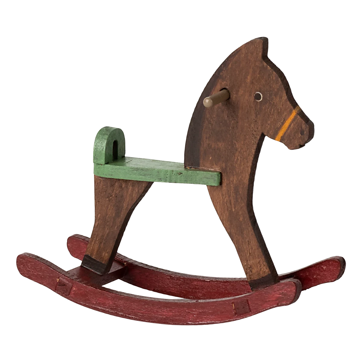 11-5001-00 Schaukelpferd Maus, Dunkelbraun – Bild 1