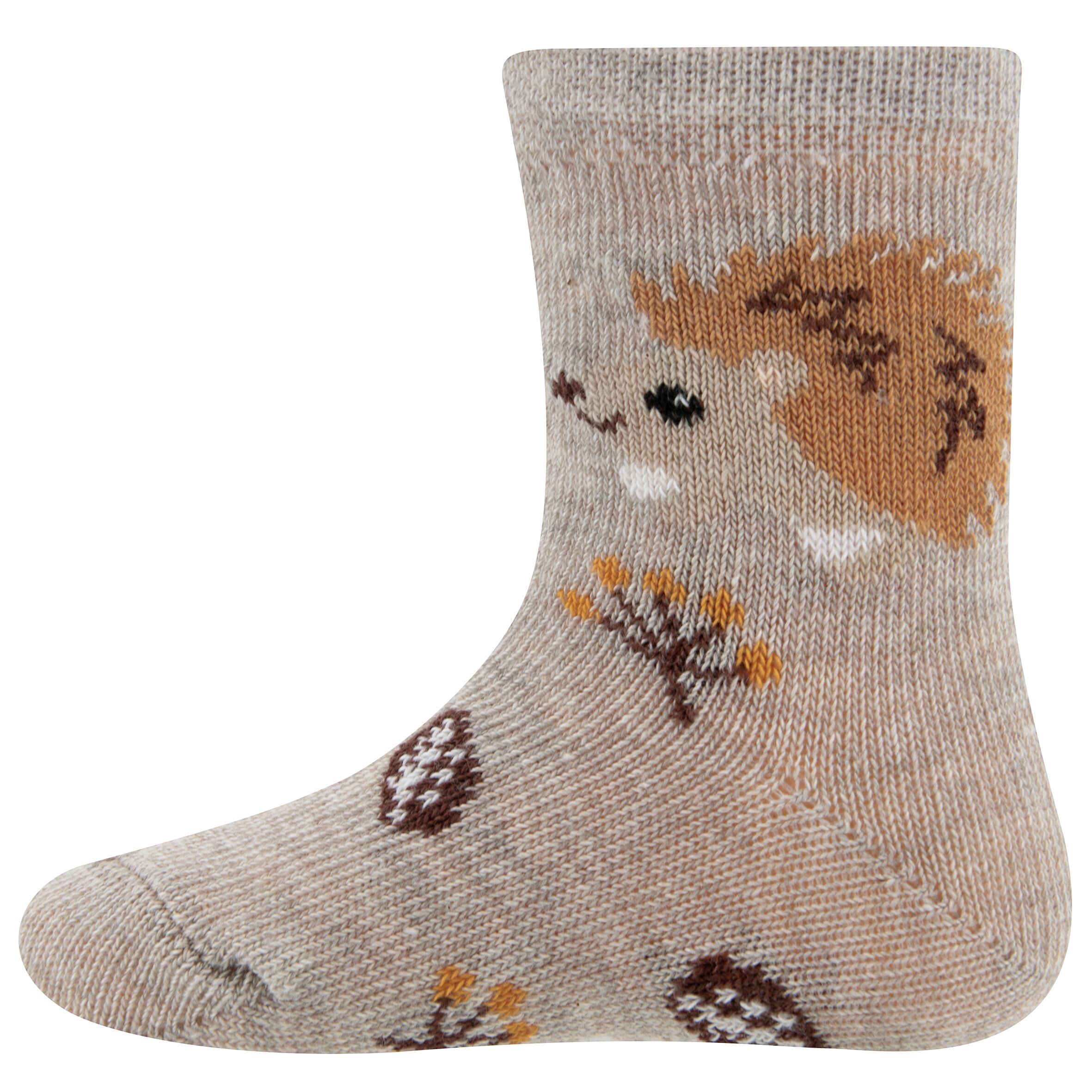 205390_3185 Socken Igel (dkl. beige mel.) – Bild 1