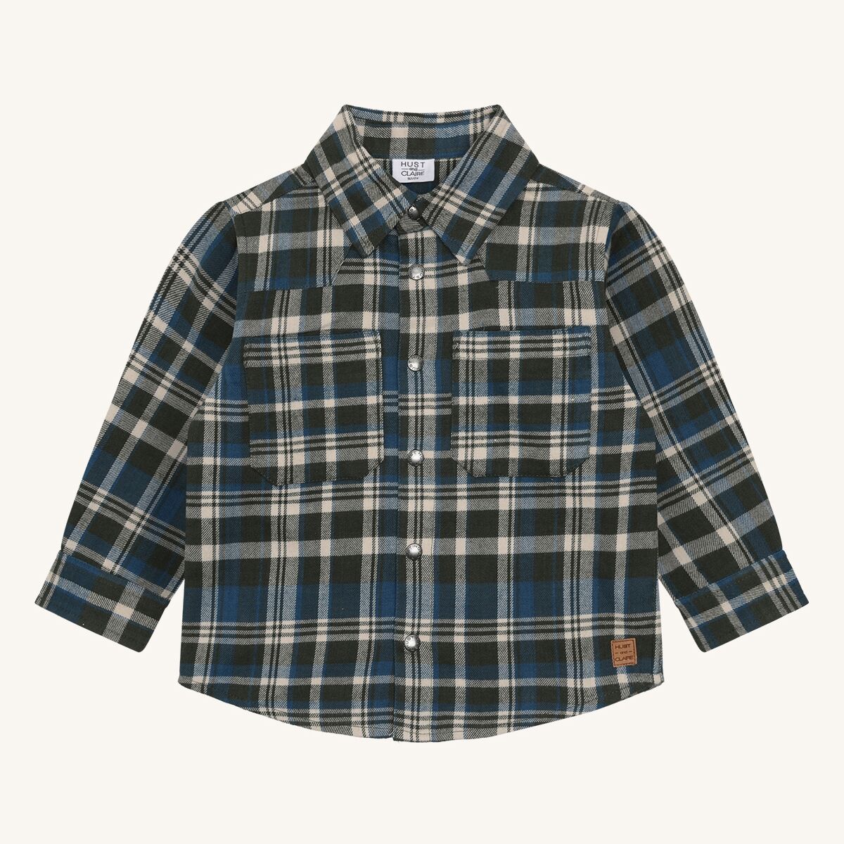 355-00190-11060-3461 HCRavn Urban check Shirt (Deep Ivy) – Bild 1