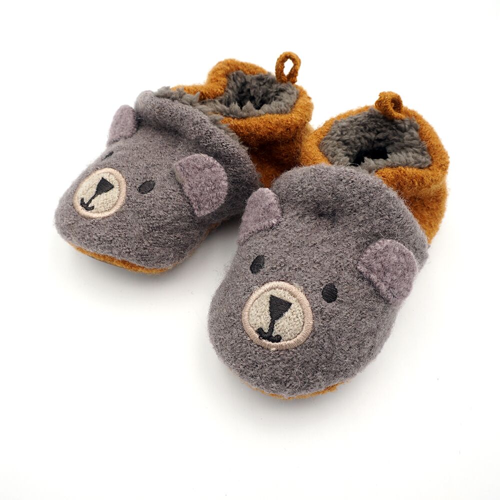 352031130003469-1 Lauflernschuhe Bär (holzkohle-sudanbrown) – Bild 1