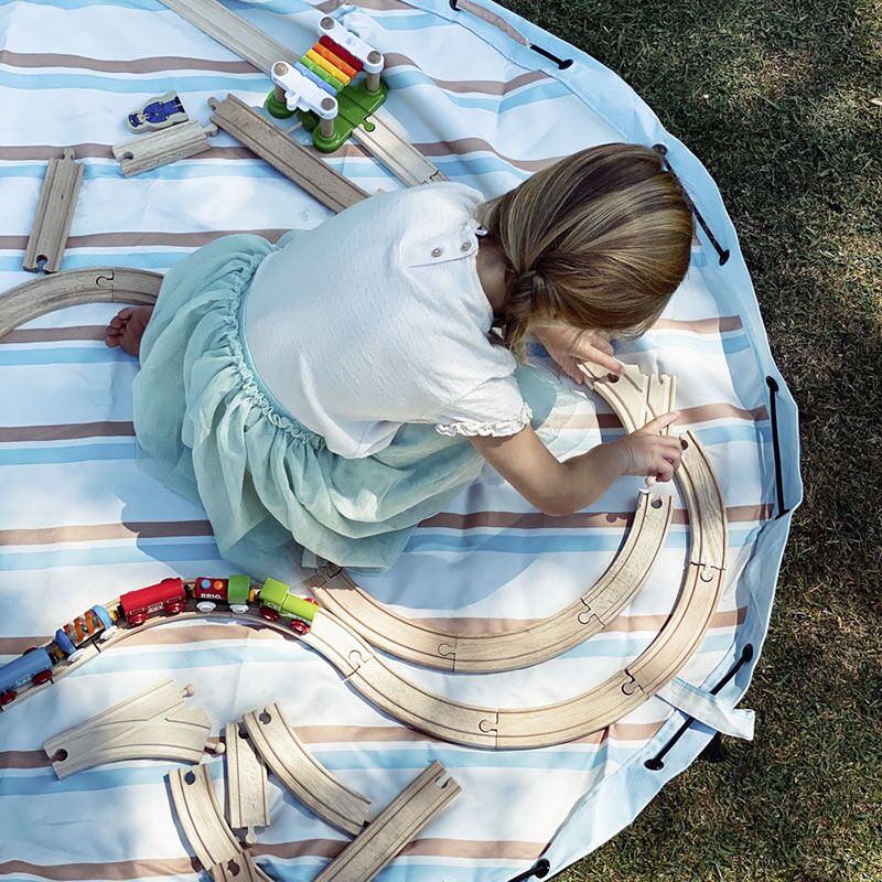 outdoor_Stripes4 2 in 1 Outdoor Toy Storage Bag "Stripes"