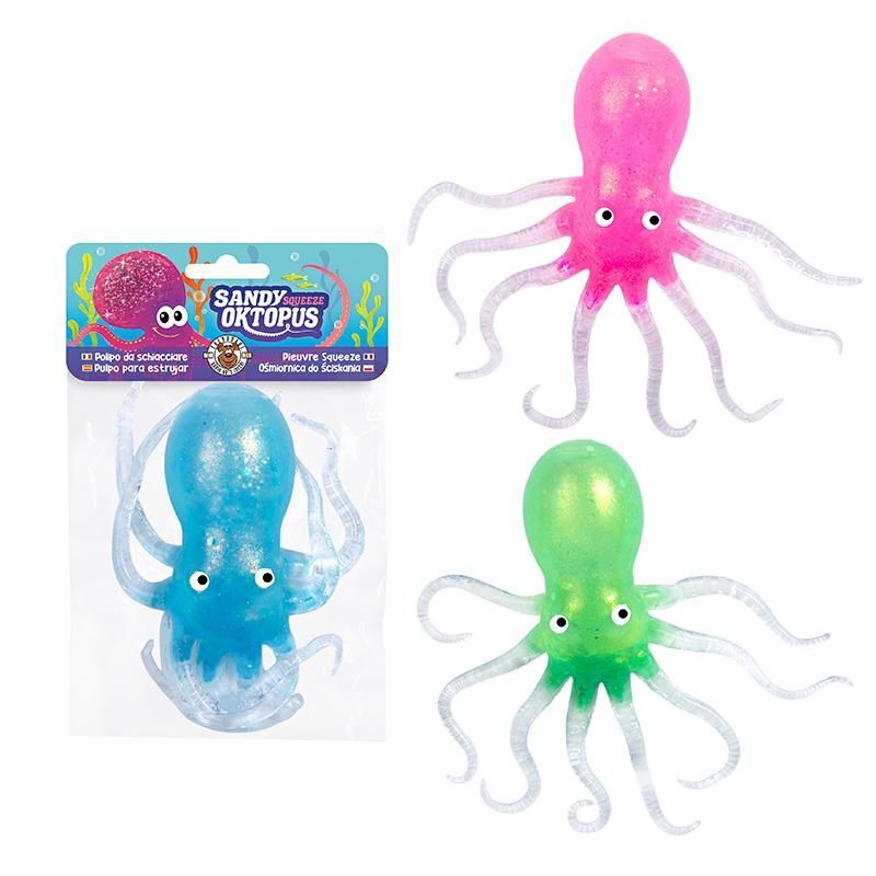 SO Squeezy Glitzer Oktopus