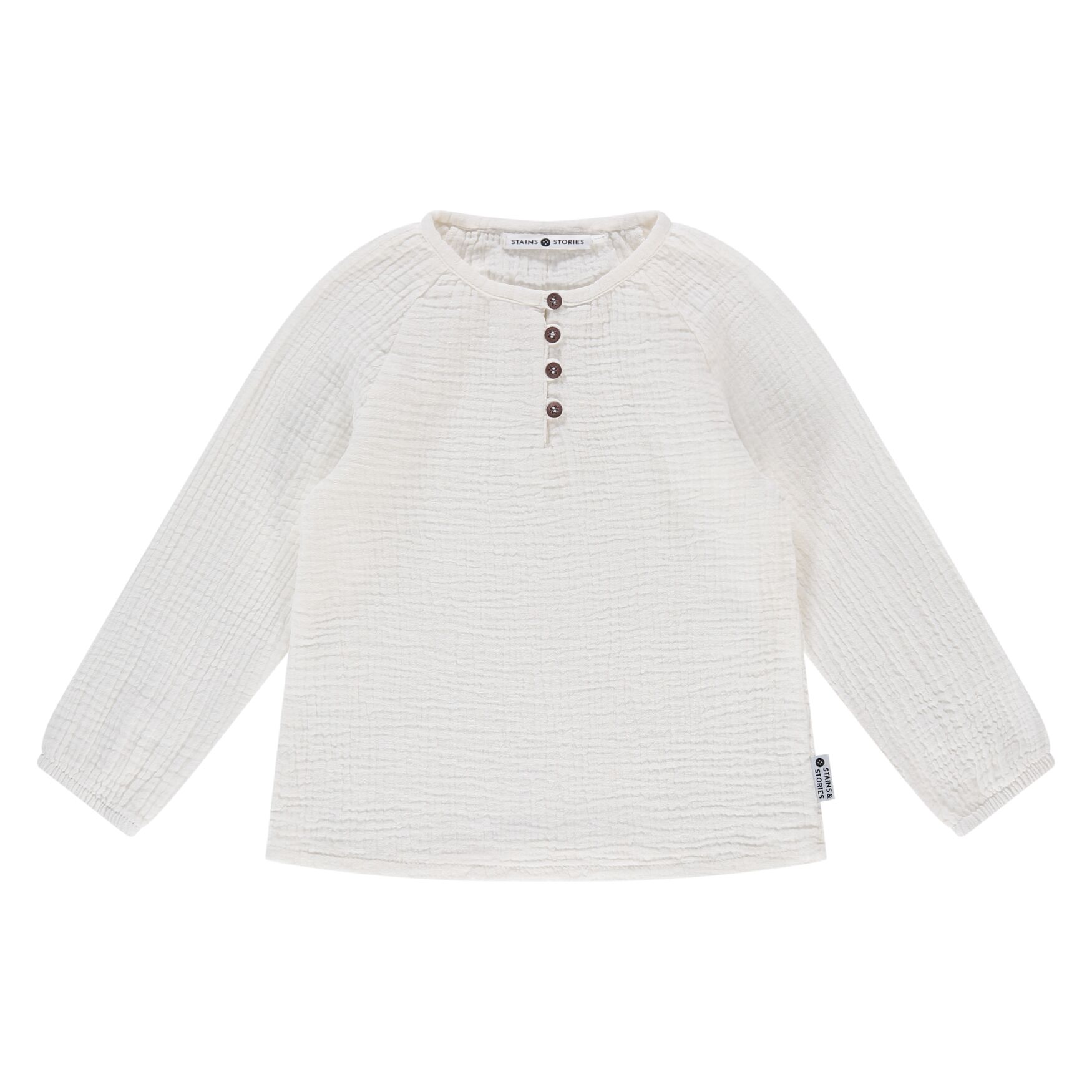 Bluse Long Sleeve (Ivory) von Stains and Stories