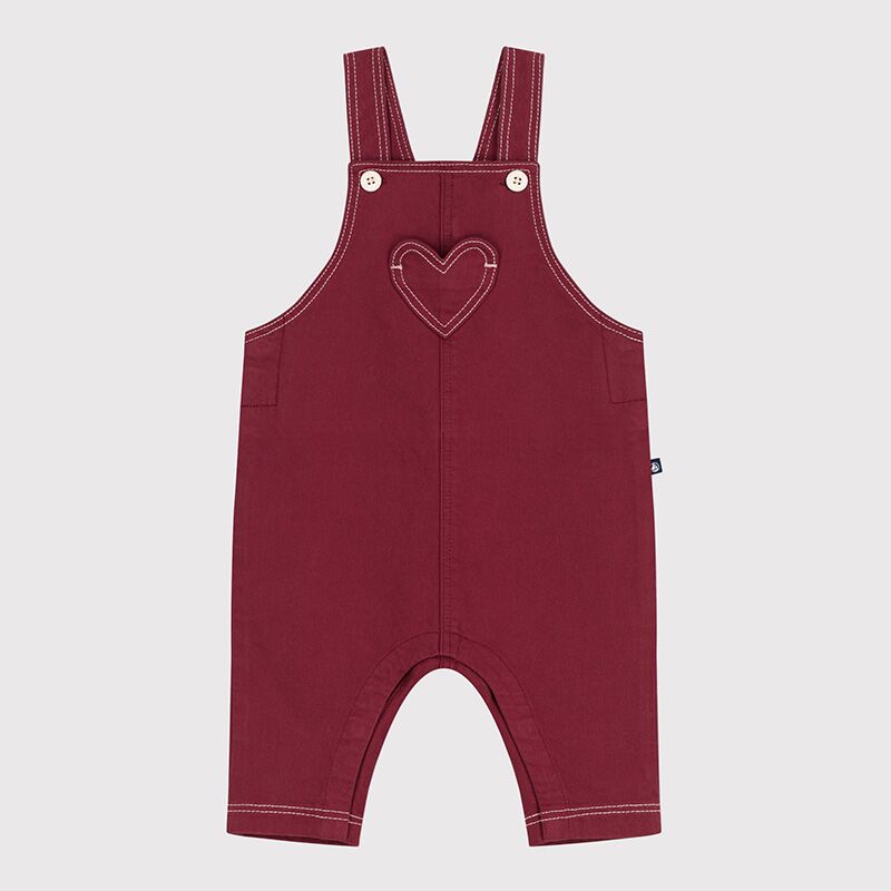 Latzhose (Amarante) von Petit Bateau