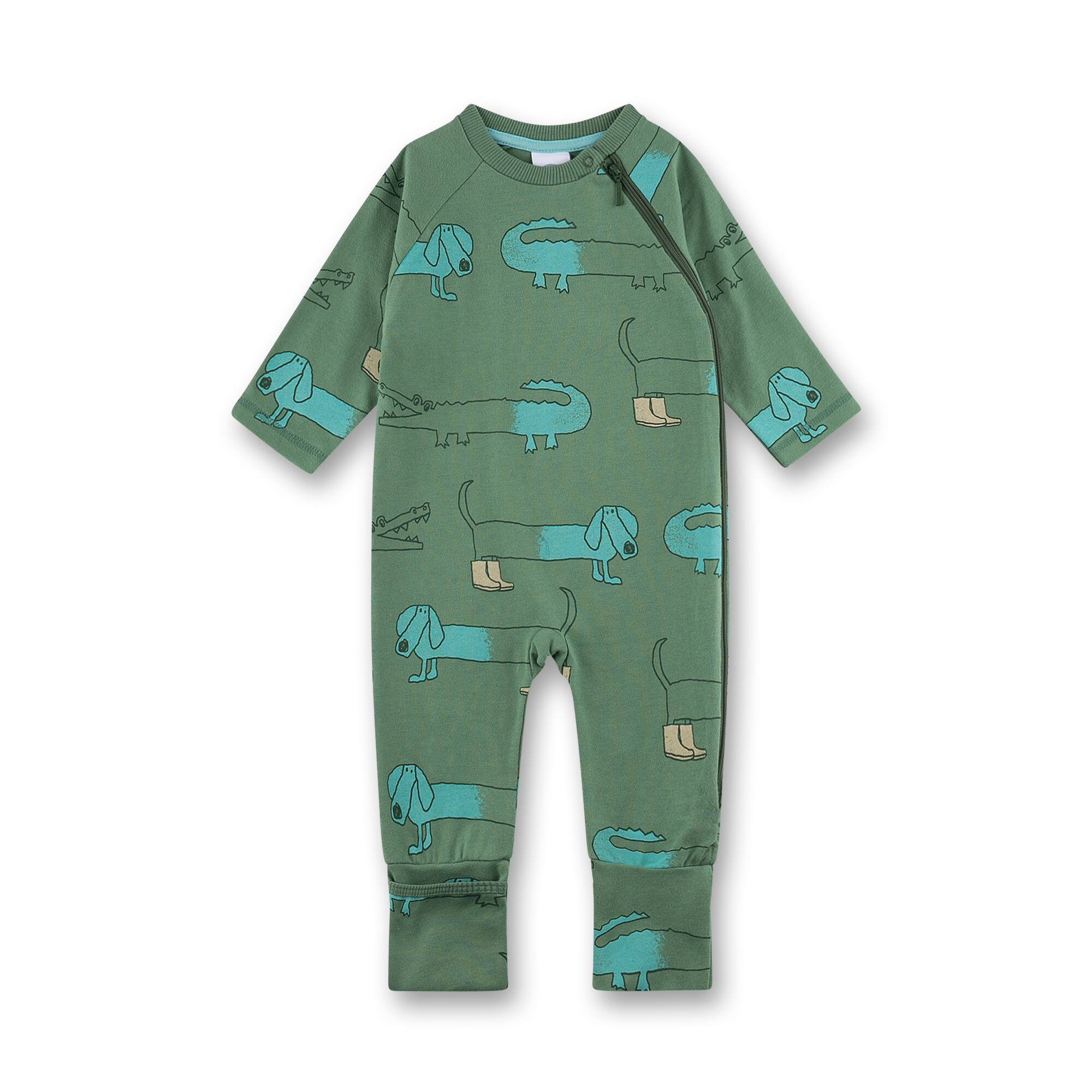 222166_40040_f Strampler Overall 222166 (dark ivy) von Sanetta