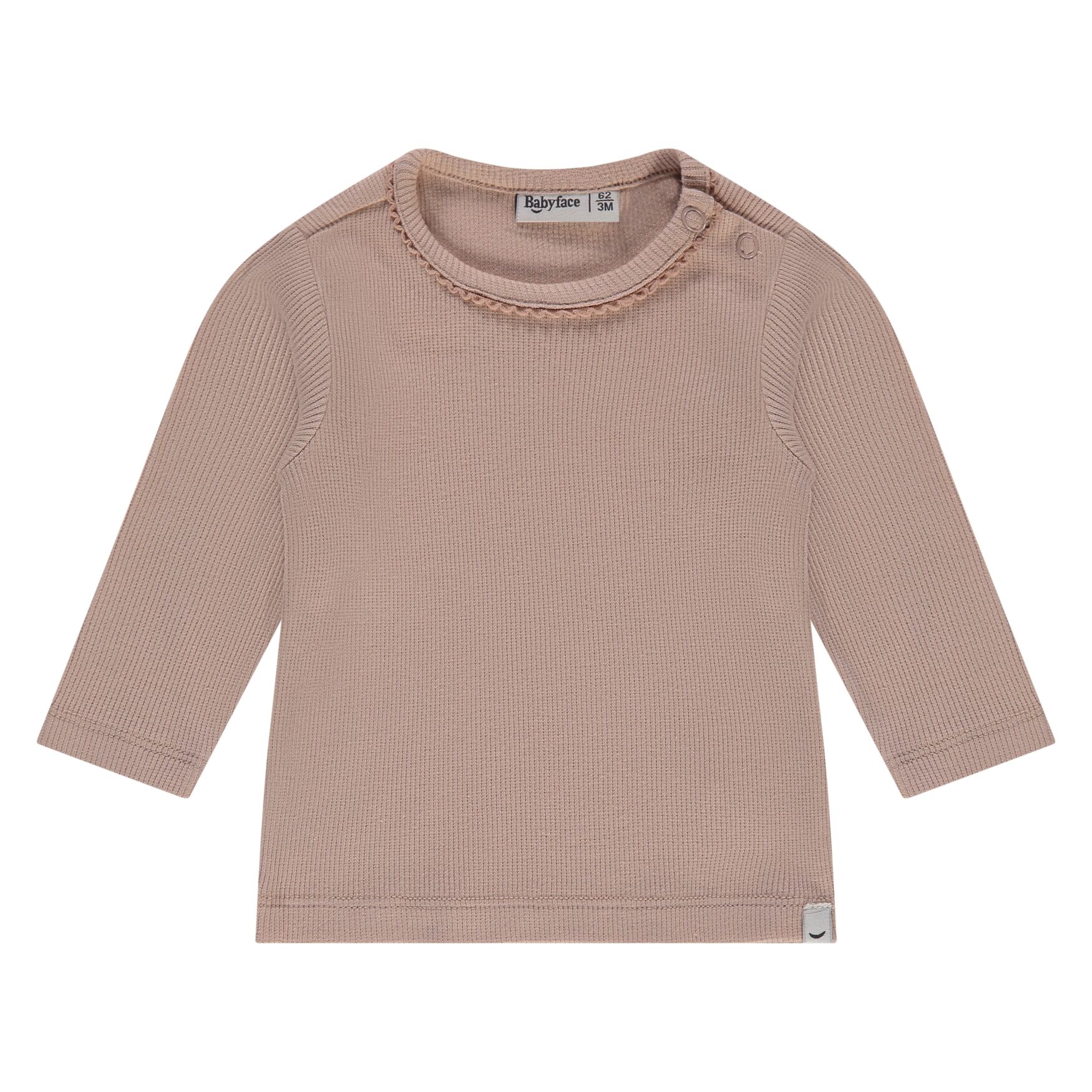 Baby T-Shirt Longsleeve (Old pink) von Babyface