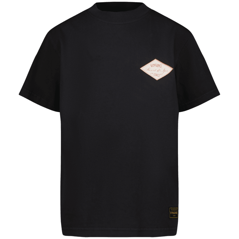 T-Shirt Heath, Deep Black von Vingino