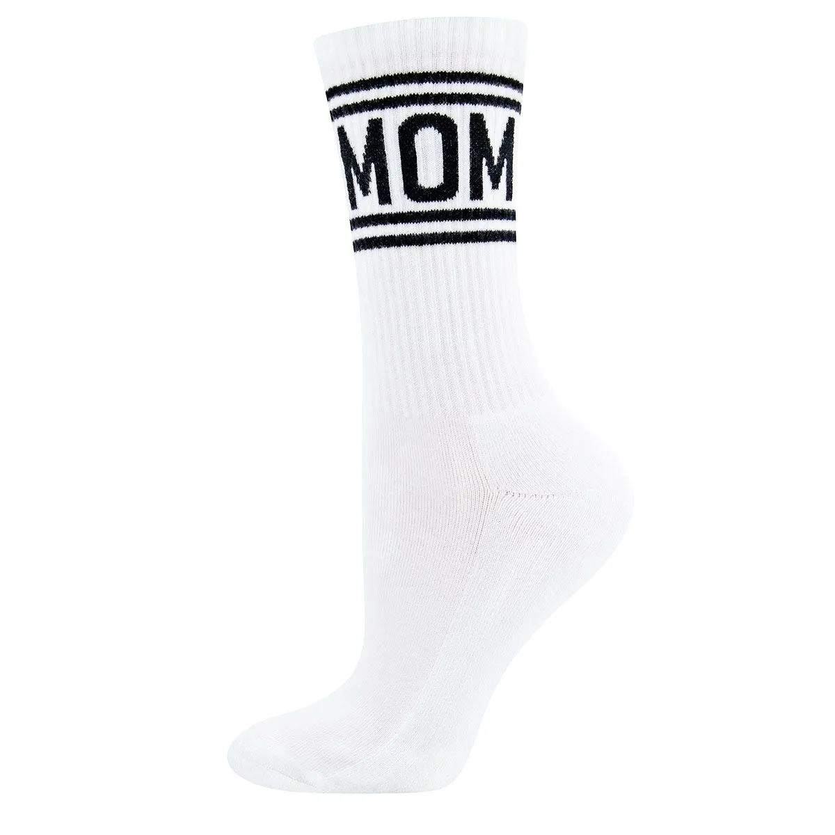 Tennissocken "Mom" (weiß)