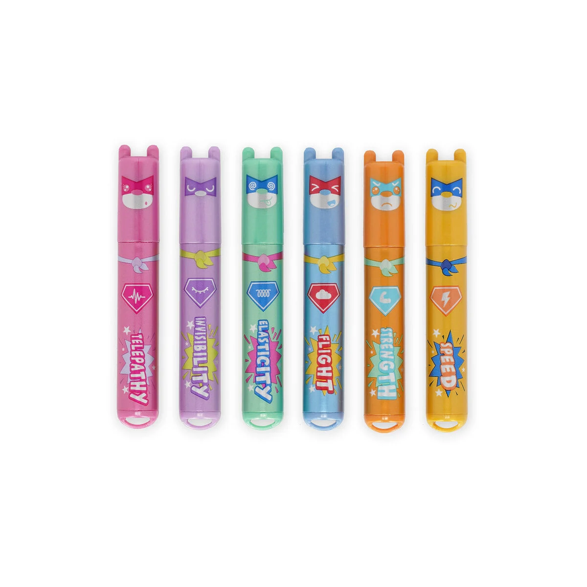 superpower1 Set mit 6 Mini-Textmarkern "Teddy's Superpower"