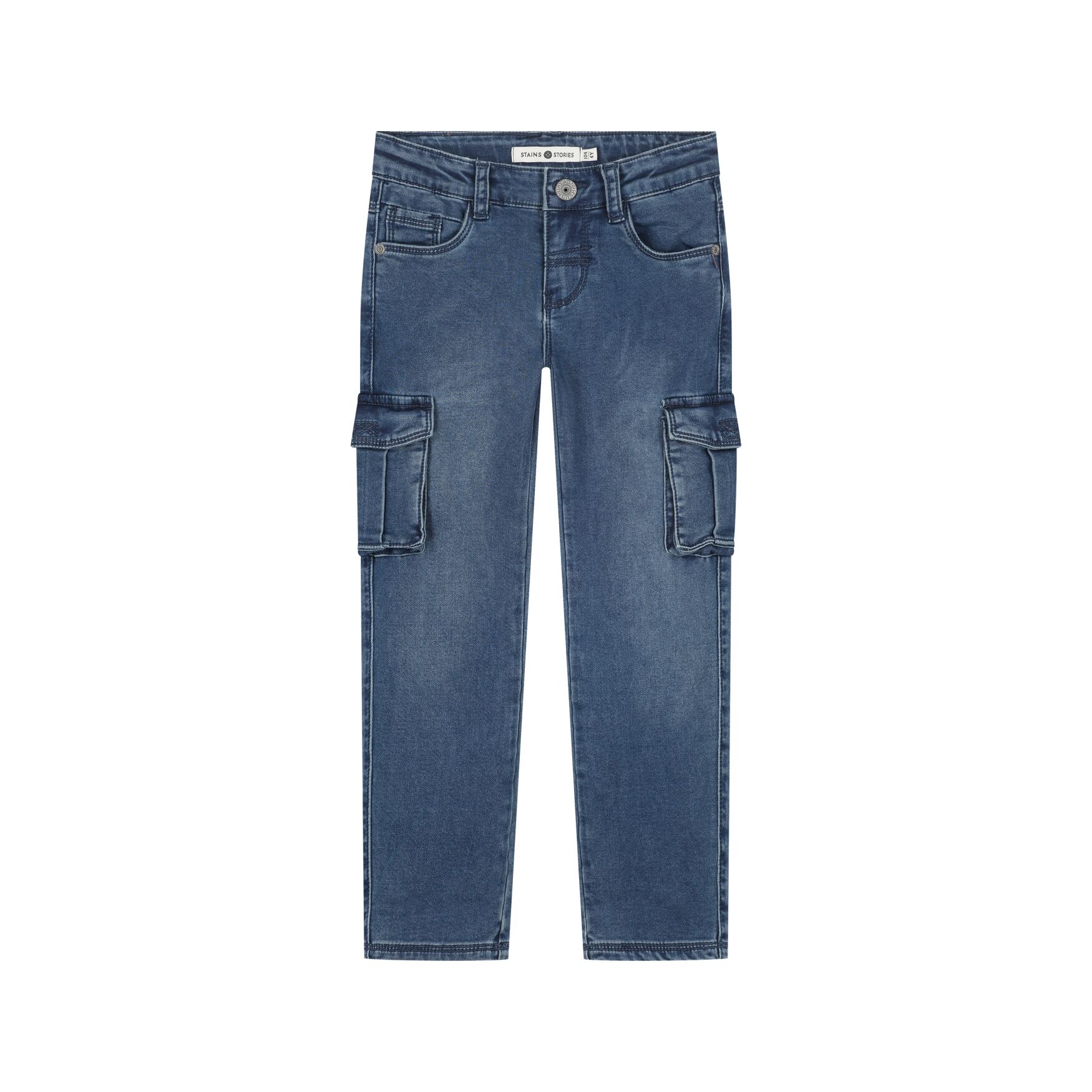 SSA26607297-4037-1287-25 Jeans Worker (Indigo blue denim) von Stains & Stories