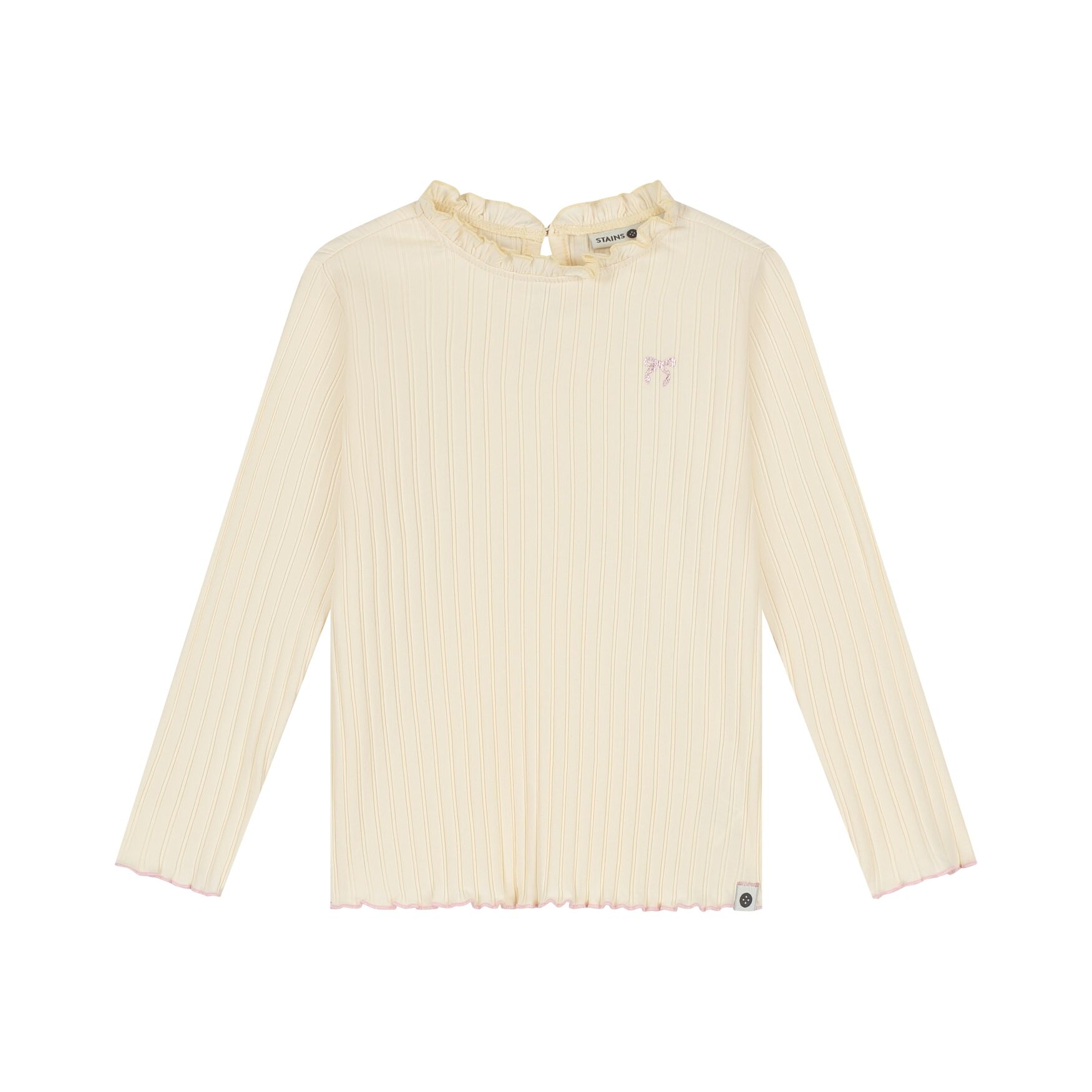 SSA26608690-1014-1182-1 Tee Longsleeve (Cream) von Stains & Stories
