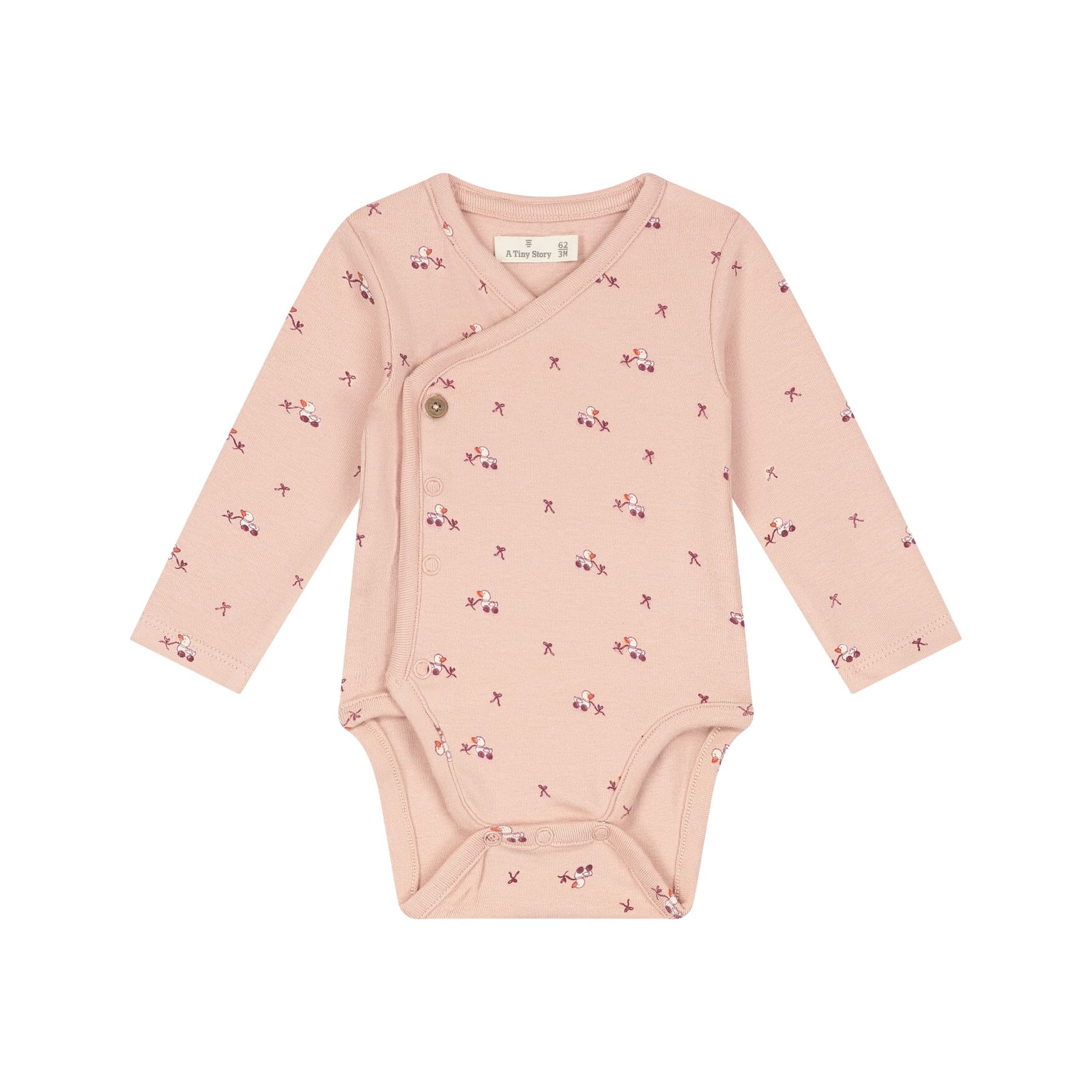 TIN26629641-6505-1021-27 Langarm-Strampler (Old pink) von A Tiny Story