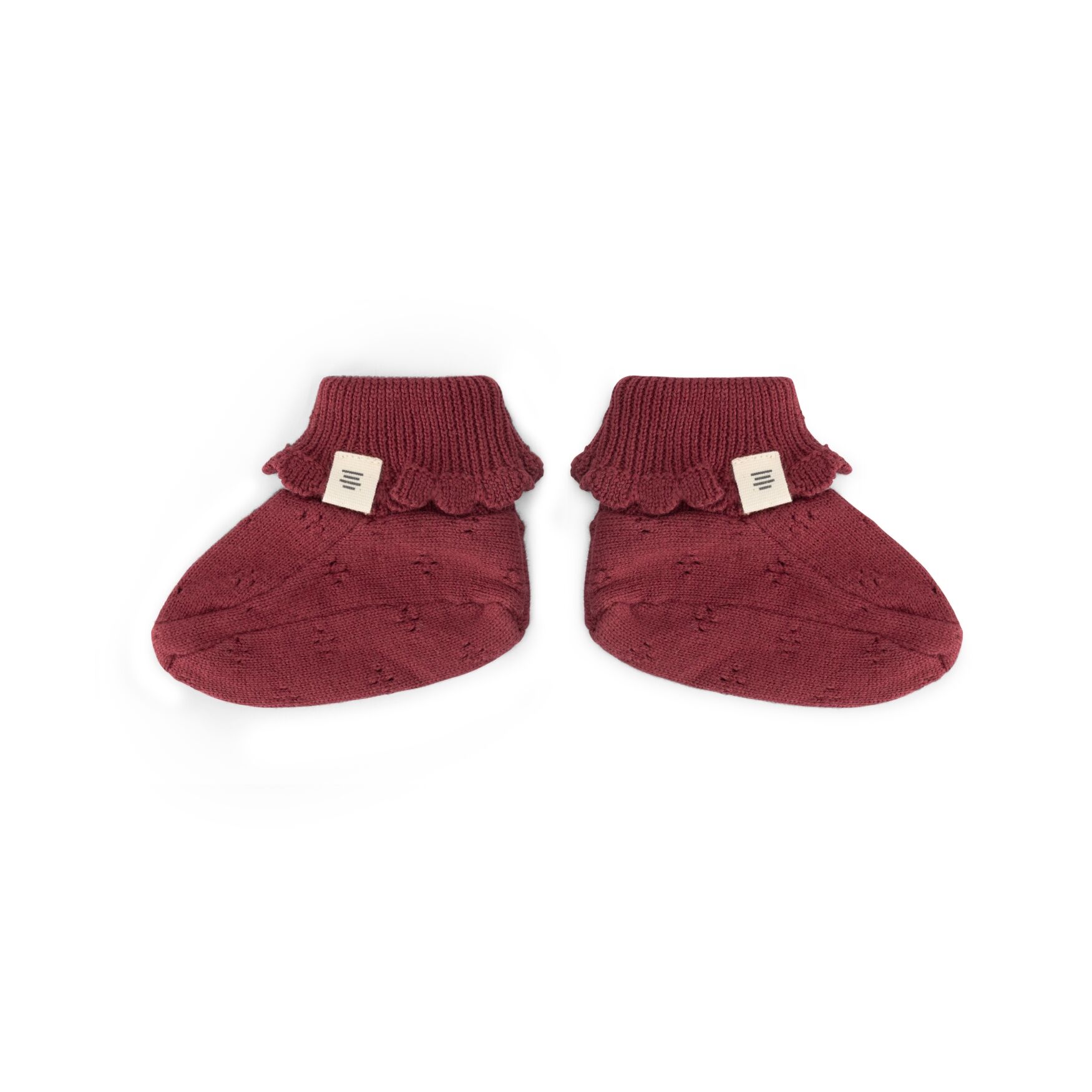 TIN26629944-6017-1292-22 Slippers (Dark red) von A Tiny Story