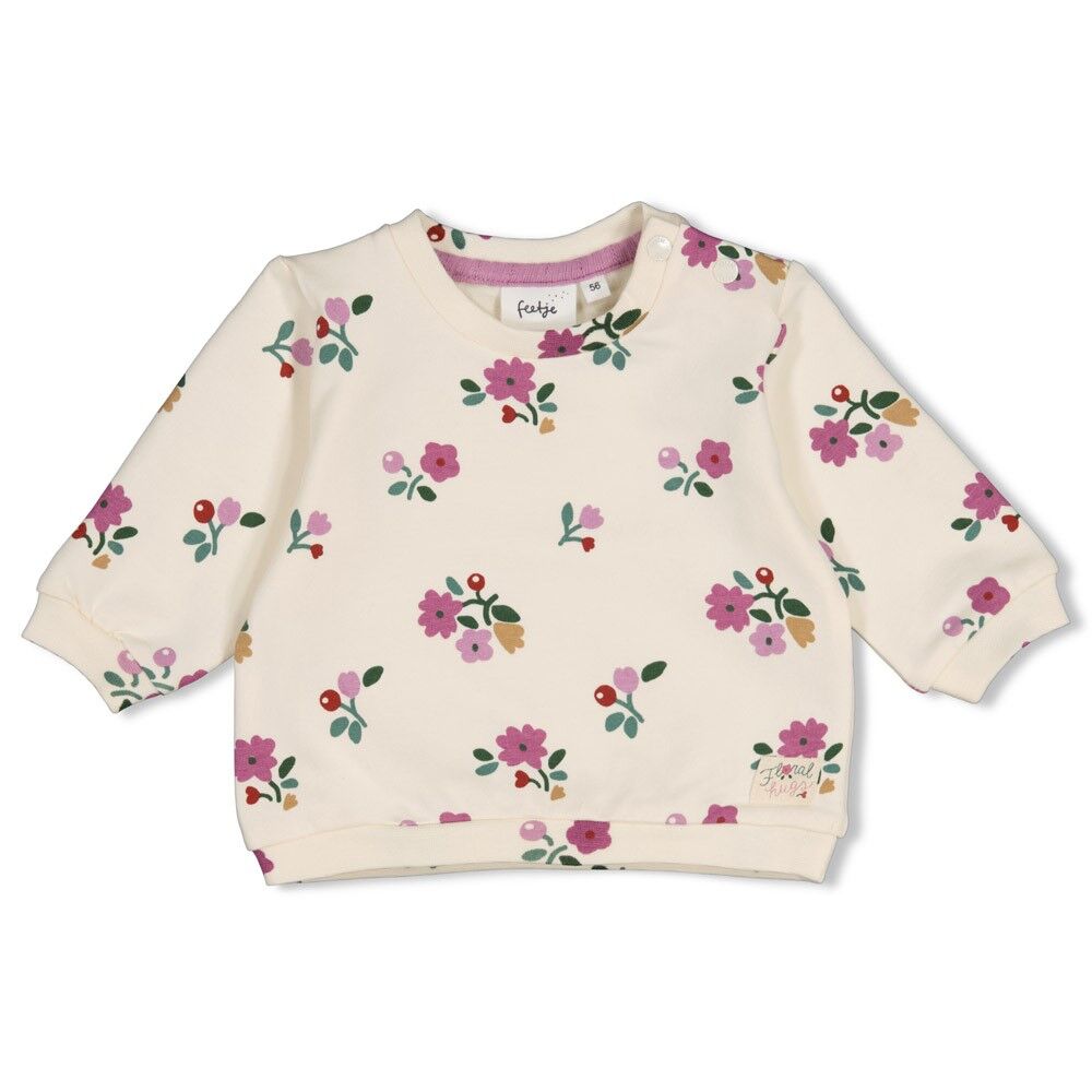 Sweater AOP Afternoon Tea (Creme)