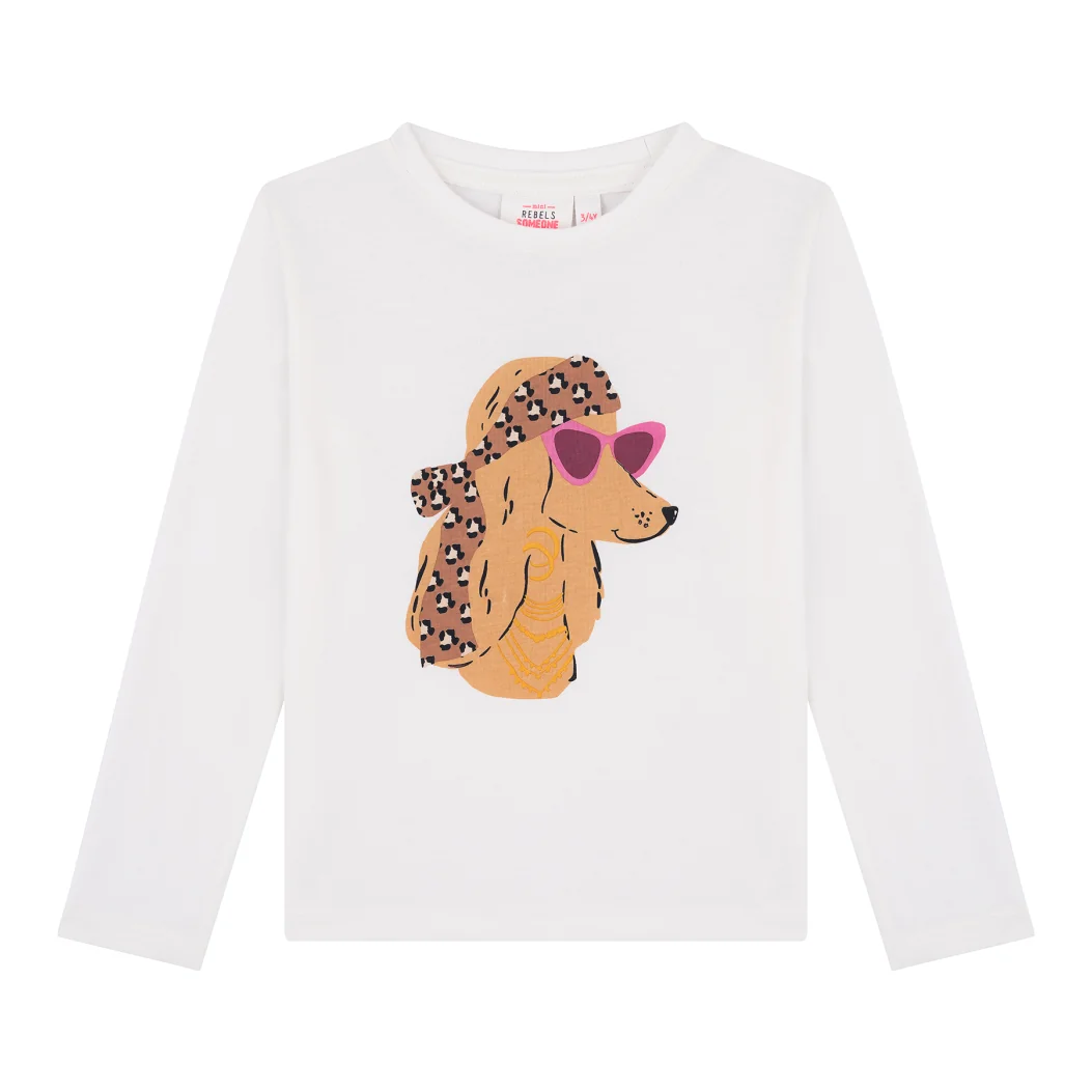 MSG03.262.800067-E-7-5-1 Mini Rebels Langarmshirt Ruby (Ecru) – Bild 1
