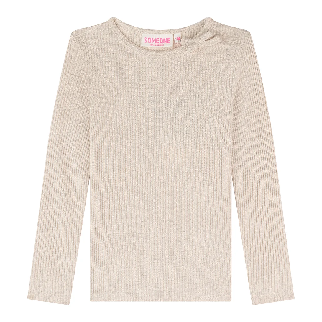 SG03.262.100192-DRE-6-131 Someone Langarmshirt Hailey (Dark Ecru) – Bild 1