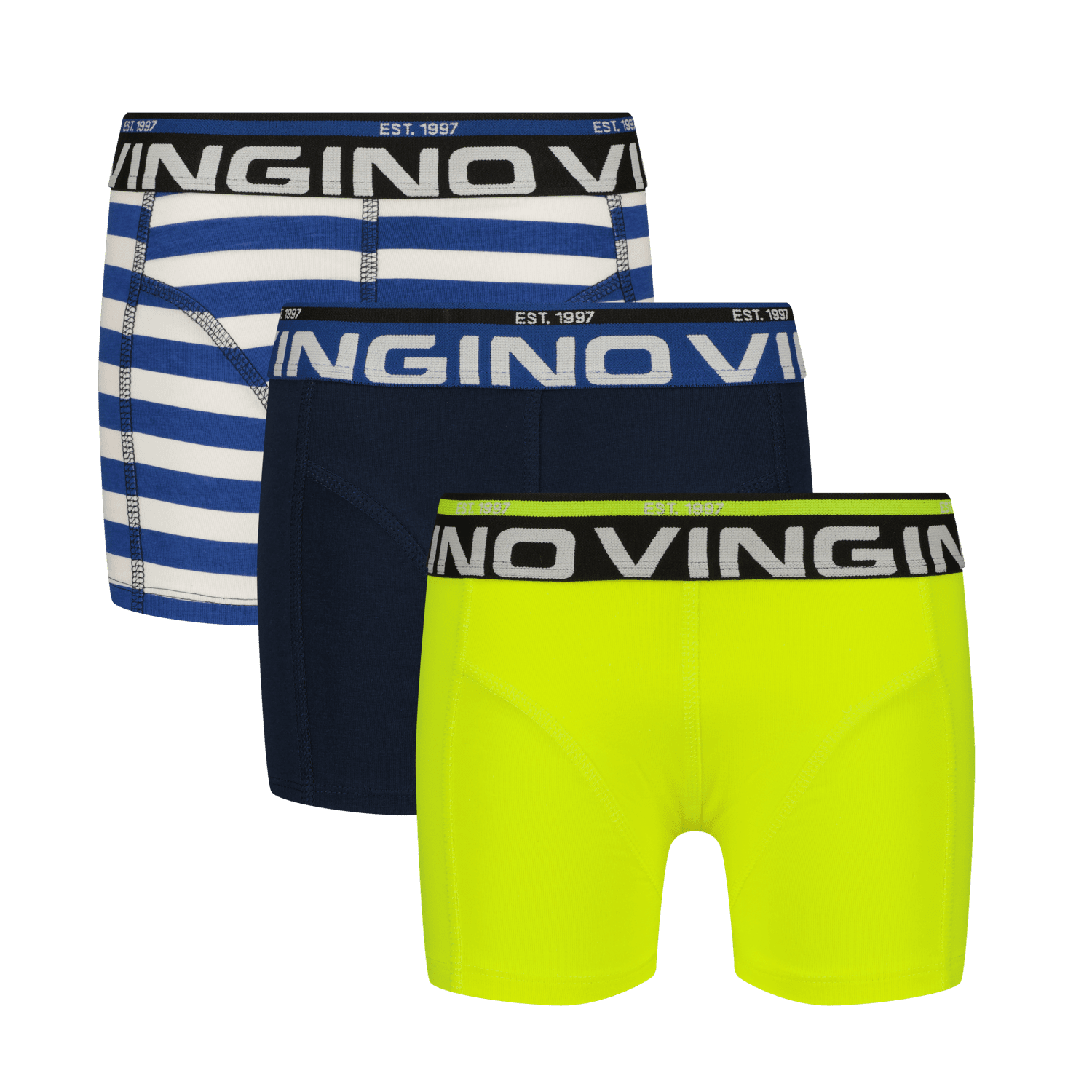 Boxershorts Coastal 3-pack, Dark Blue von Vingino