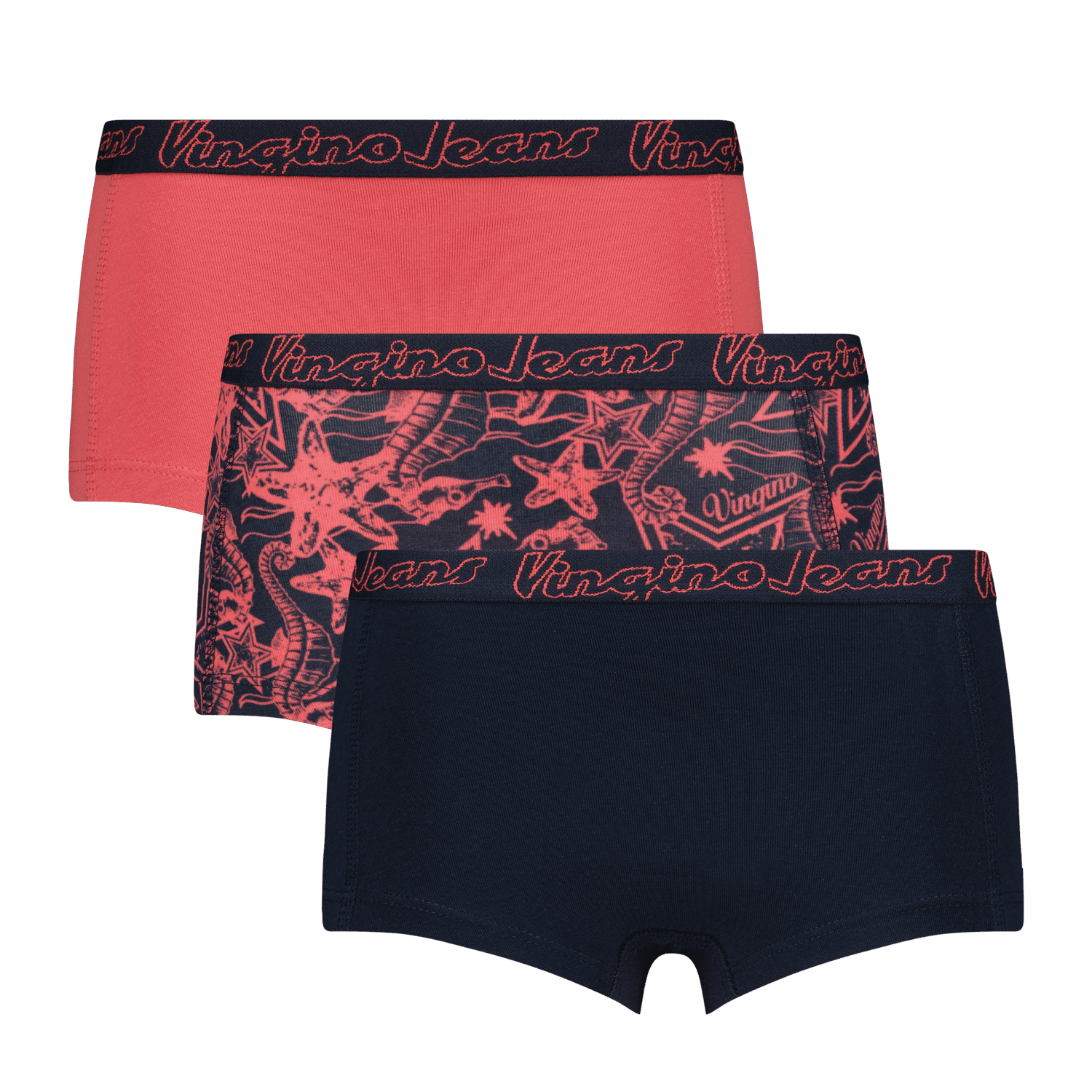 Hipster Seahorse 3pack, Dark Blue von Vingino