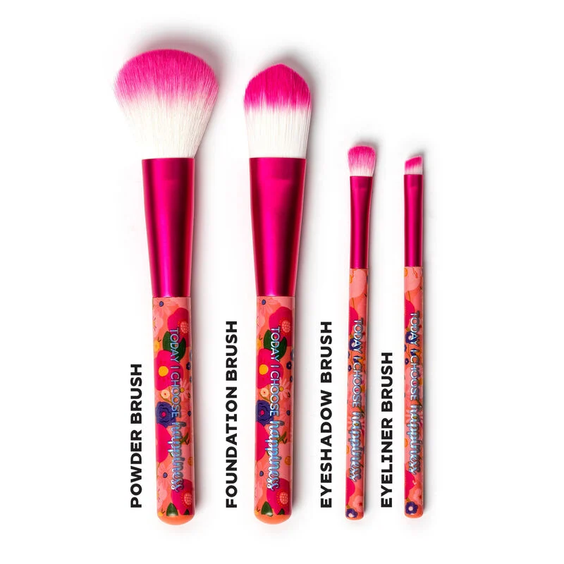 Set mit 4 Schminkpinseln "Oh My Glow!"