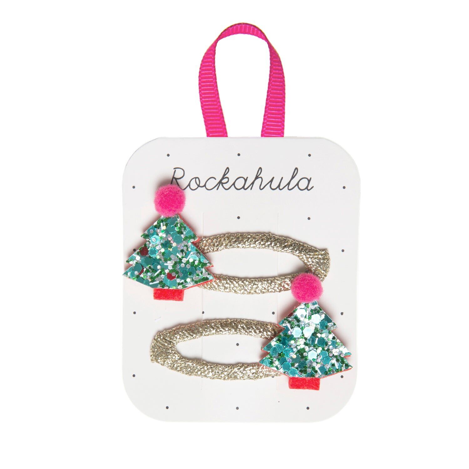 Christmas Tree Glitter Clips Glitzernde Weihnachtsbaum Haarspangen