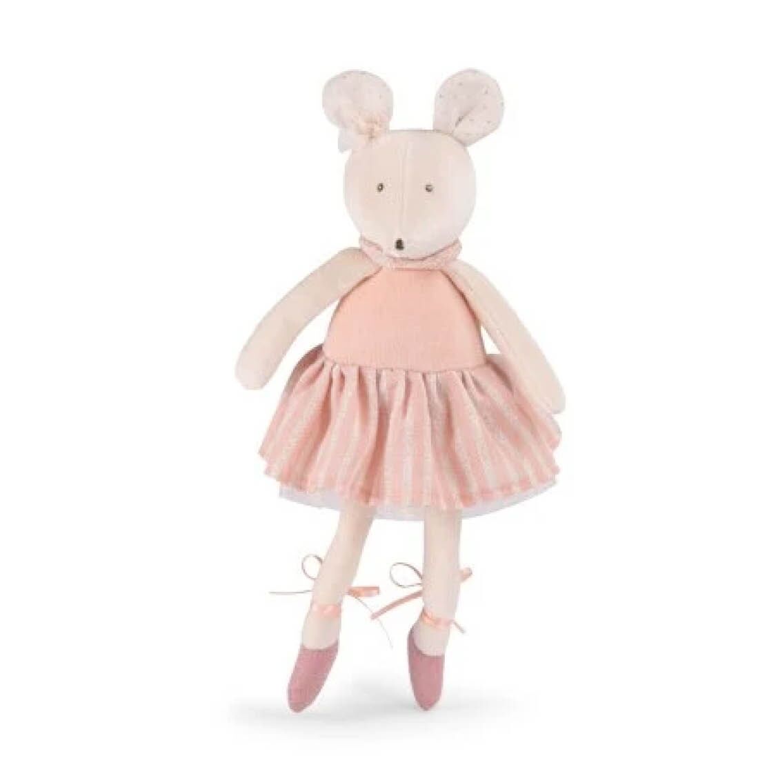 fk4_moulinroty_04_039 Plüschtier "Maus Anna" (rosa) mit Geschenkbox – Bild 1