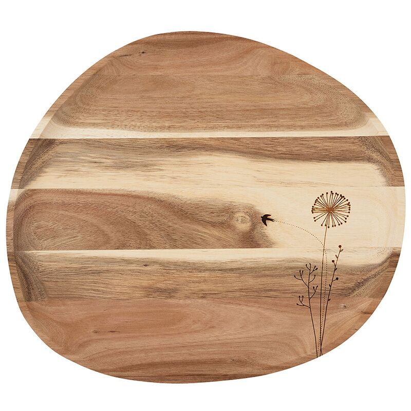 WunderlandTablettfroßFloraundFauna Holztablett "Pusteblume" – Bild 1
