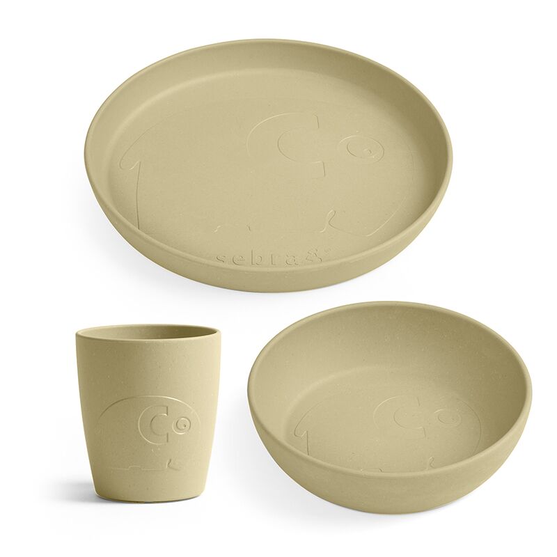 mums_wheat_yellow_geschirrset Geschirr Set "MUMS" (wheat yellow) – Bild 1