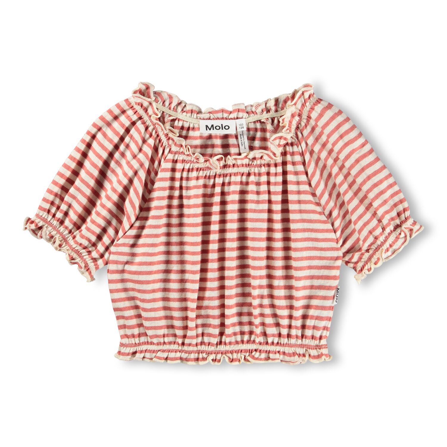 2S26A208_9583 T-Shirt Short Sleeves Rafaela (Rose Ivory Stripe) – Bild 1
