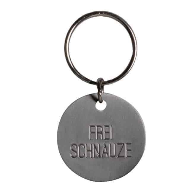Hundemarke "Frei Schnauze"