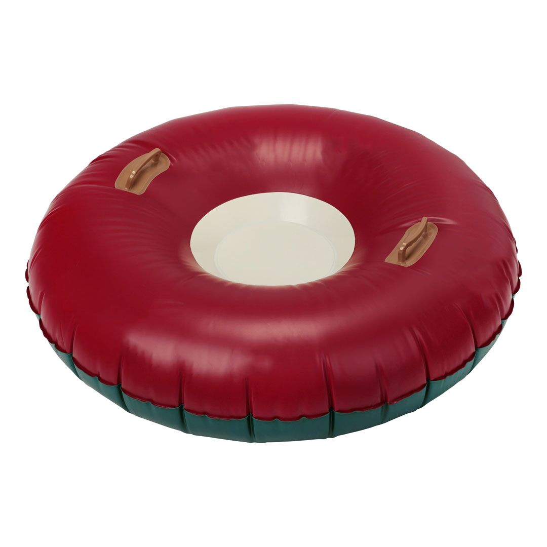 Petites Pommes Alpine Snow Tube No. 3 – Rodel-Reifen (Ruby / Oxford / Creme)