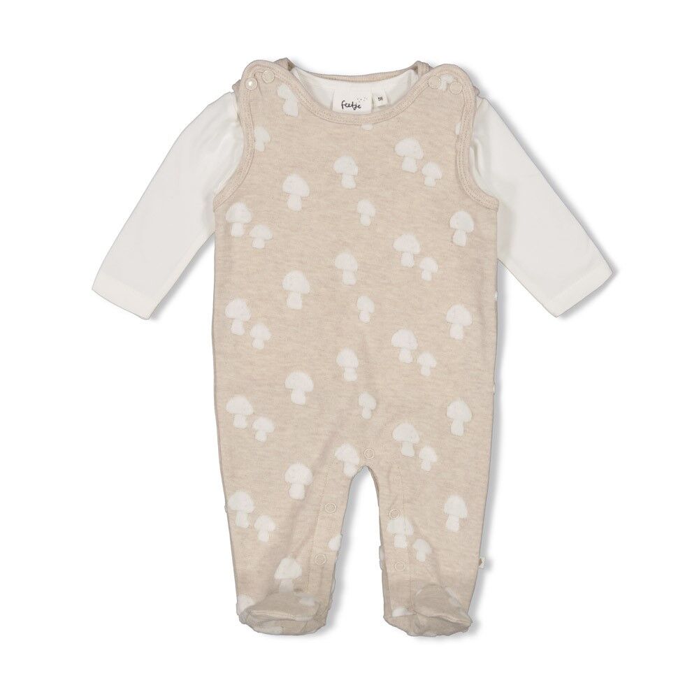 Zweiteiliger Strampler AO - Dear Autumn (Taupe Melange)