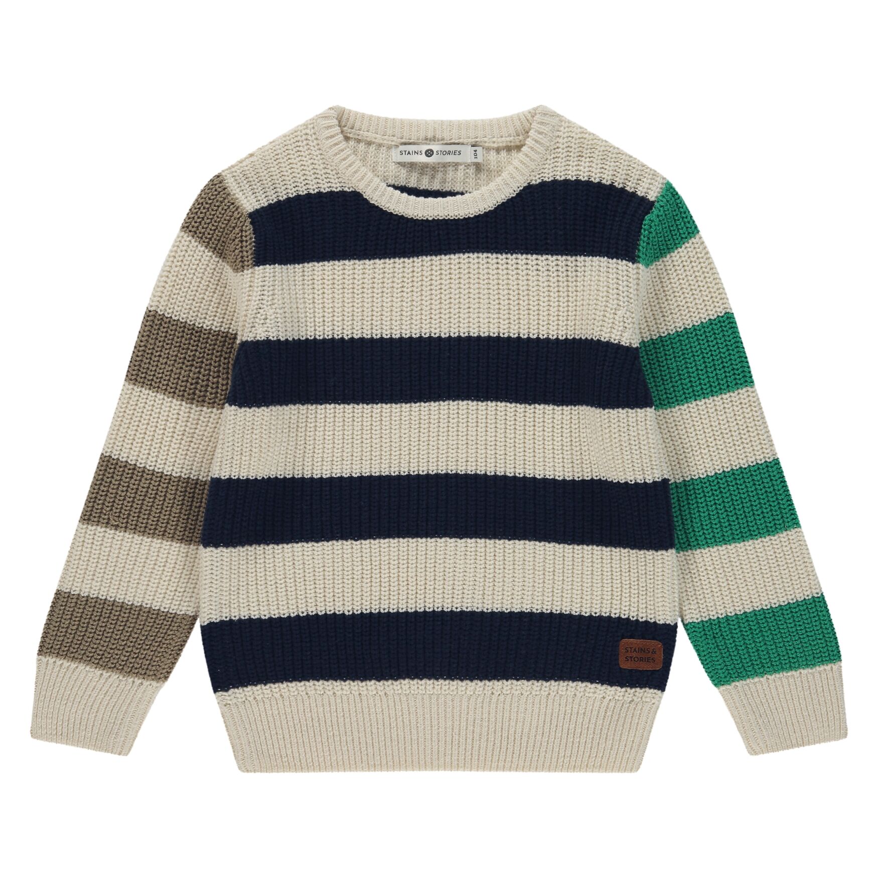 SSA25607391-1007-1006-7 Pullover (Bone) von Stains and Stories