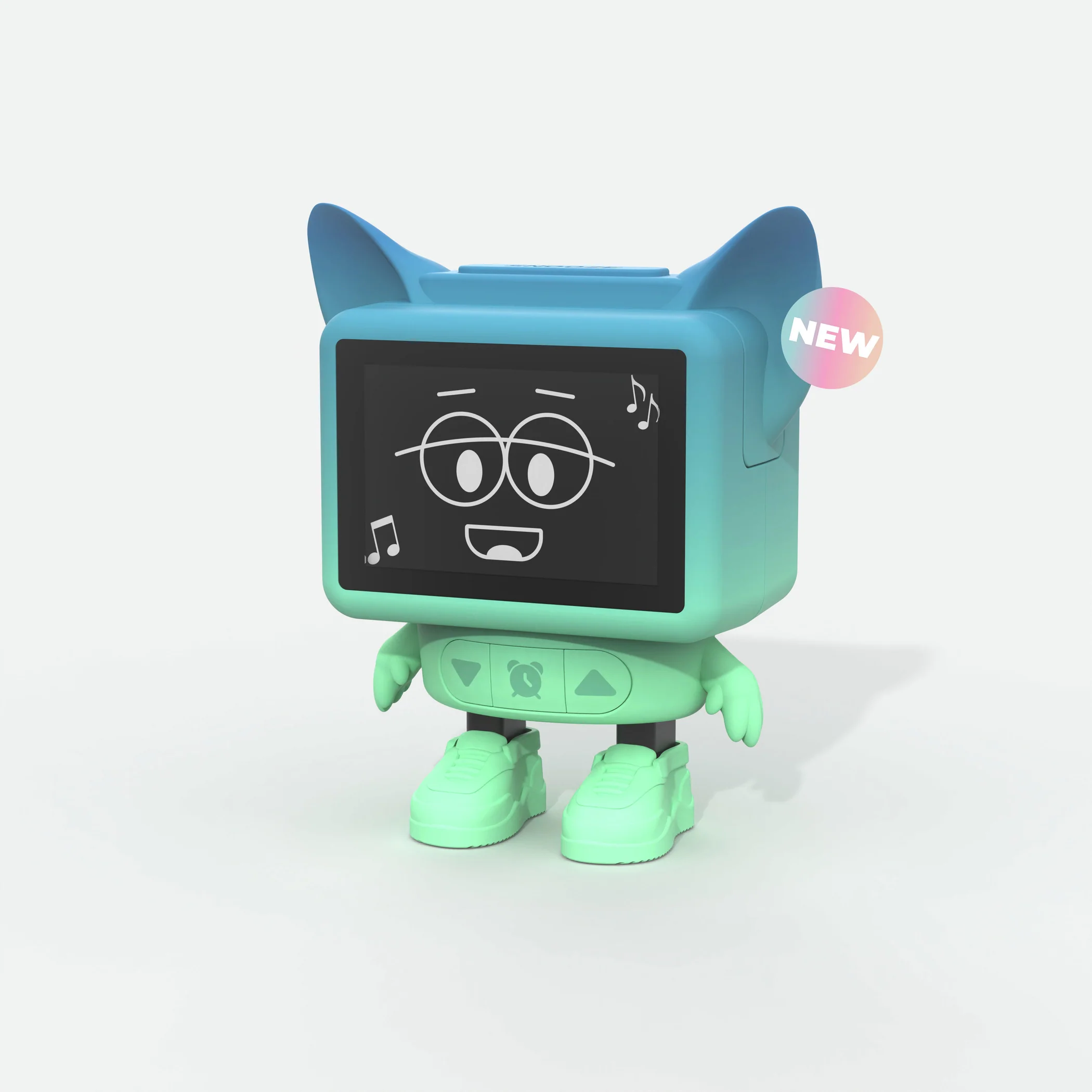 Dancing Clock (blau)