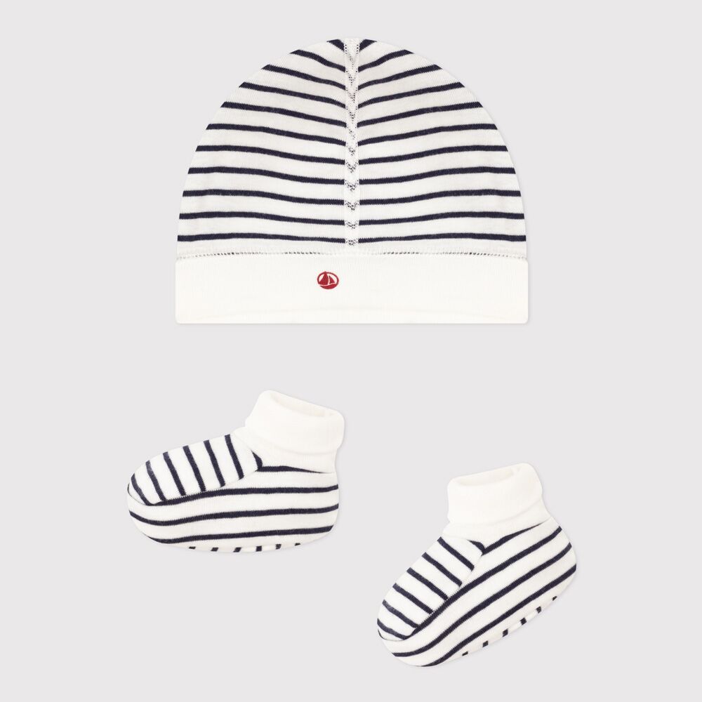 Ensemble Mütze & Schuhe (Variante 1) von Petit Bateau